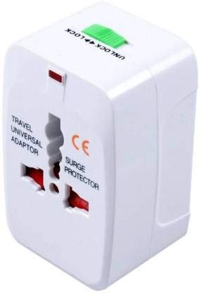 Universal Travel Power Plug Adapters: Surge Protector, All-in-One