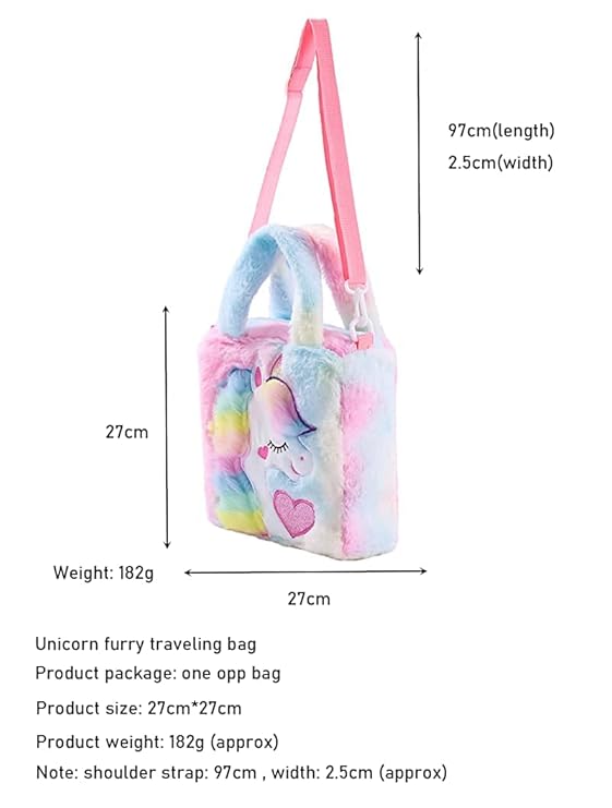 Unicorn sling bags for girls, Pink color Bag for Girls, Best Return Gift for Birthday