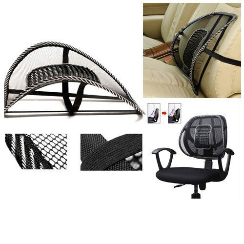Breathable mesh Back Rest with Lumbar Support
