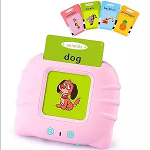 Preschool Learning Toys Early Educational Intelligent Electric Kids Language Card Reader Words Reading Learning Words Study Toys Game for Kids.(Multicolor) Pack of 1.