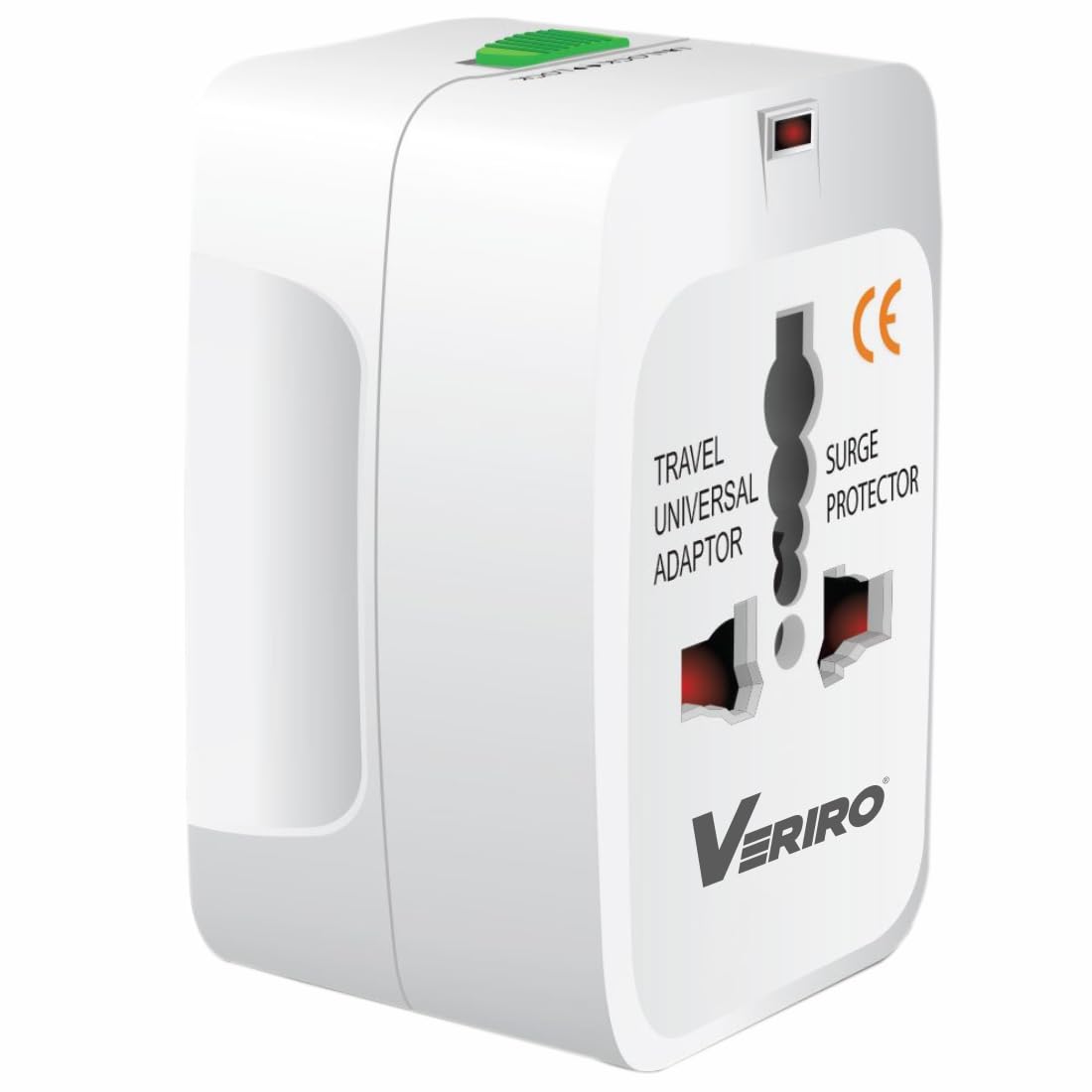 Universal Travel Power Plug Adapters: Surge Protector, All-in-One