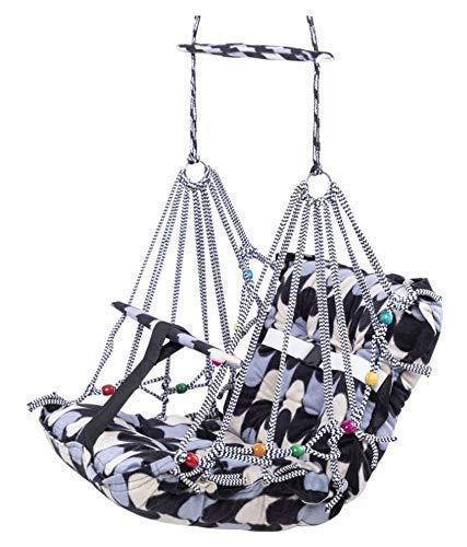 Cotton Swing for Kids | Washable 1-3 Years with Safety Belt Home Garden