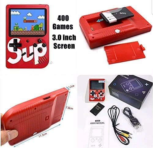 400 in 1 Sup Video Games Portable, Led Screen and USB Rechargeable (Multi Color ,1 pcs)