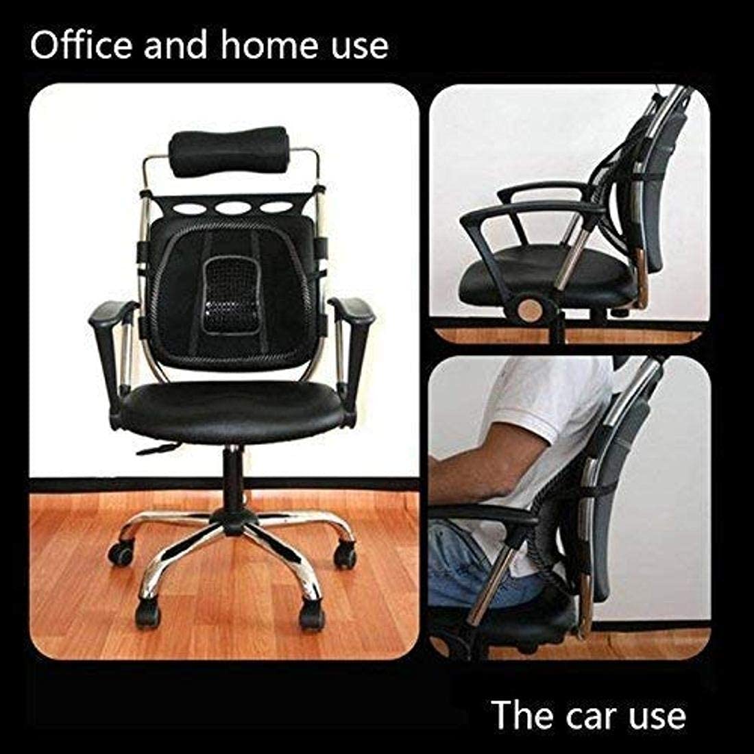 Breathable mesh Back Rest with Lumbar Support