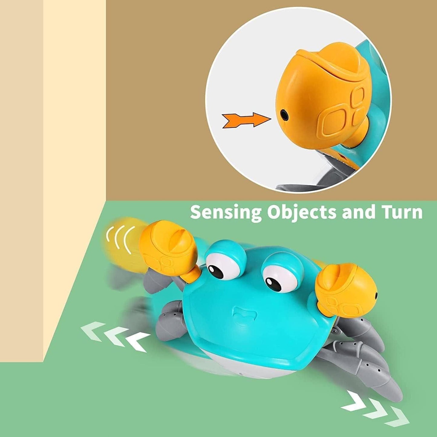 Dancing Crawling Baby Crab Toy – Interactive Tummy Time Learning for Kids