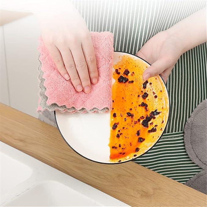 6 Pcs Set Kitchen Cleaning Cloth