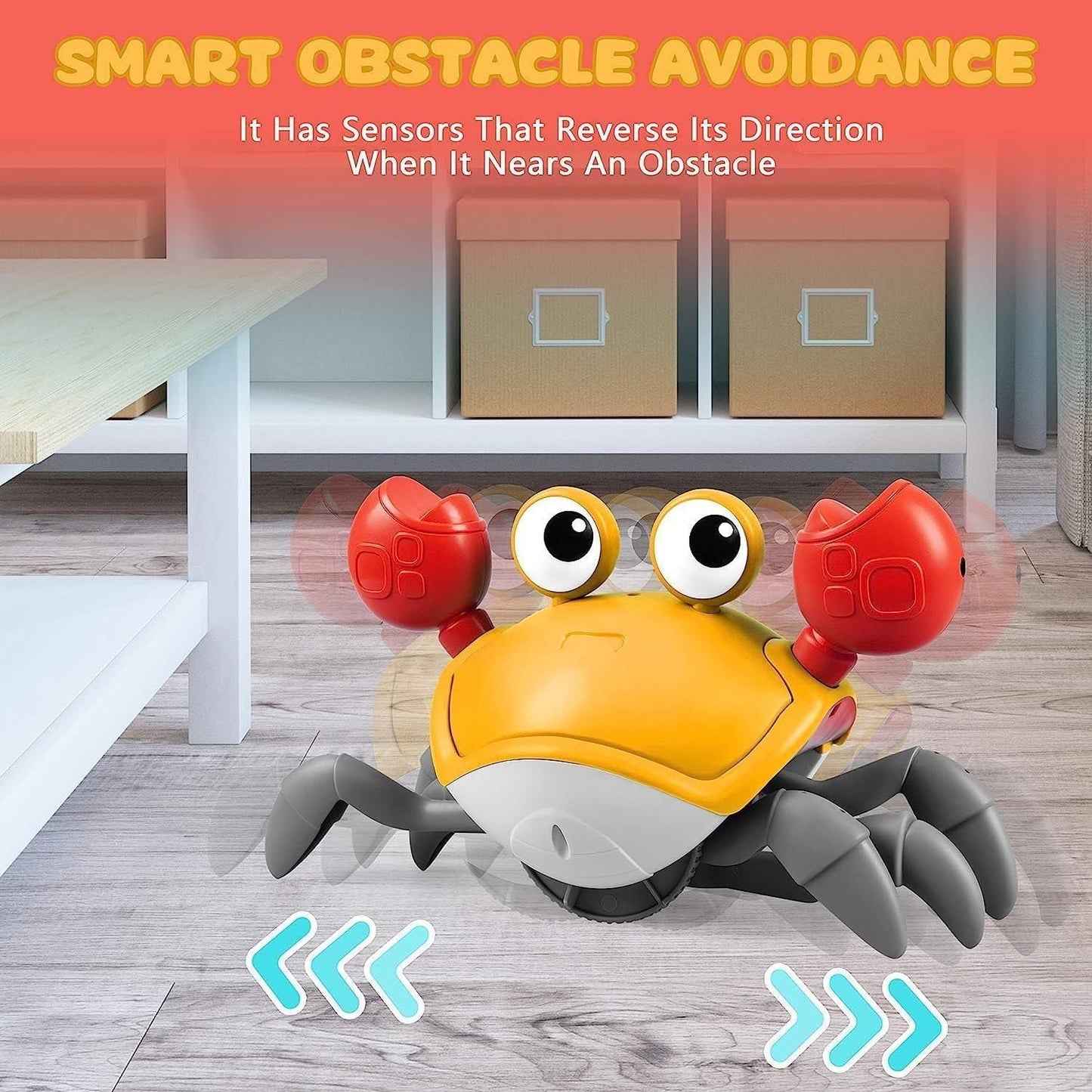 Dancing Crawling Baby Crab Toy – Interactive Tummy Time Learning for Kids