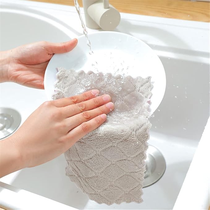 6 Pcs Set Kitchen Cleaning Cloth