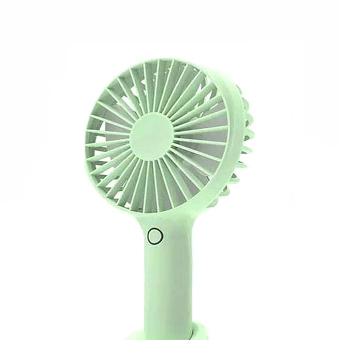 Mini Portable USB Stand Hand Fan Rechargeable Battery Operated Table Fan with Standing Holder