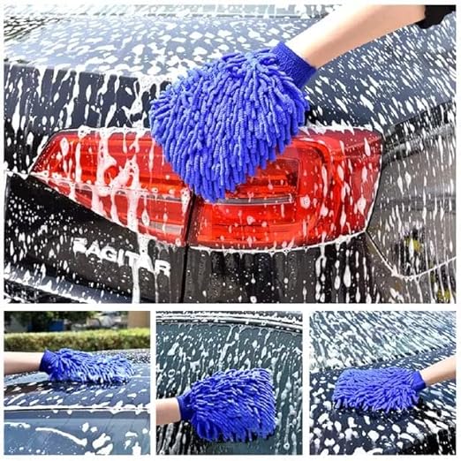 Car Cleaning Accessories Combo Pack Full Interior and Exterior Car Wash Kit (Pack of 5)