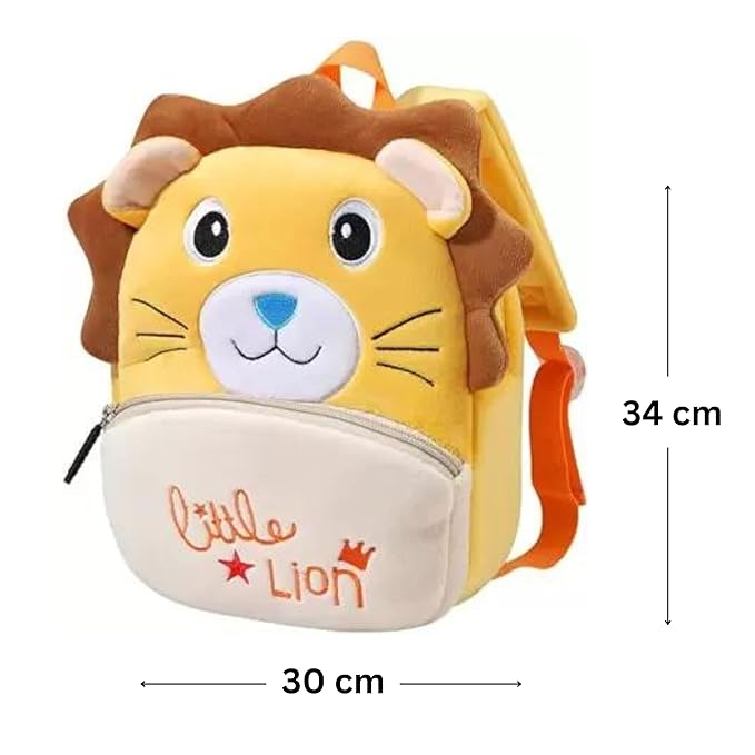 Kids School Bag for Boys and Girls, Cute Soft Plush Preschool Animal Cartoon Mini Backpack Little kids bags for 2-5 years