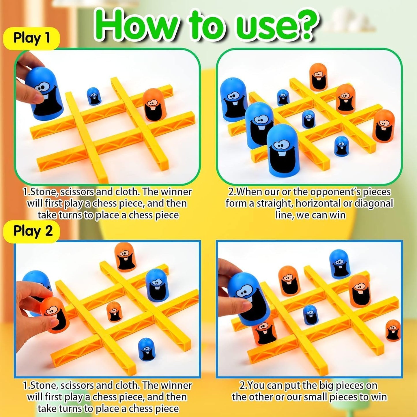 Tic Tac Toe Game | Brain Games | Strategy Board Games