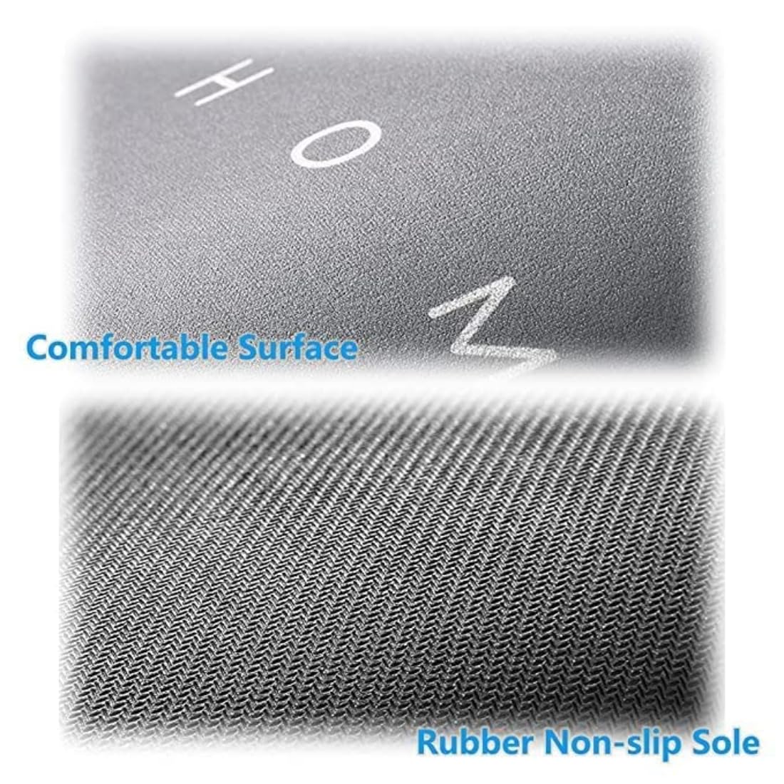 Super Absorbent Bathroom Doormat - Anti Slip, Quick Drying, Super Water Absorbent Foot Mat - 2Pc Oval & 1Pc Square Mat for Kitchen, Bathroom, Main Door, Rainy Season Non-Slip Doormat