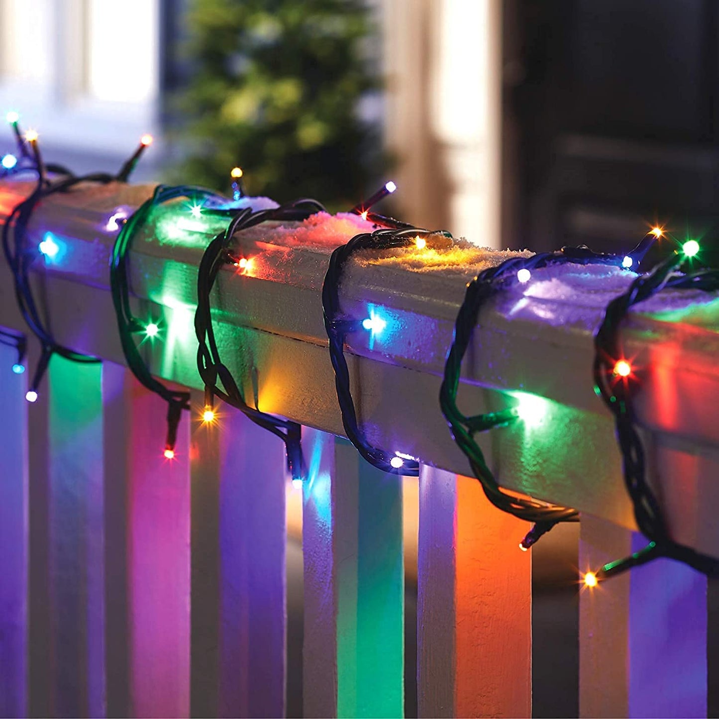 10m LED Power Pixel String Light: Multicolor, 360° Bulbs for festivals