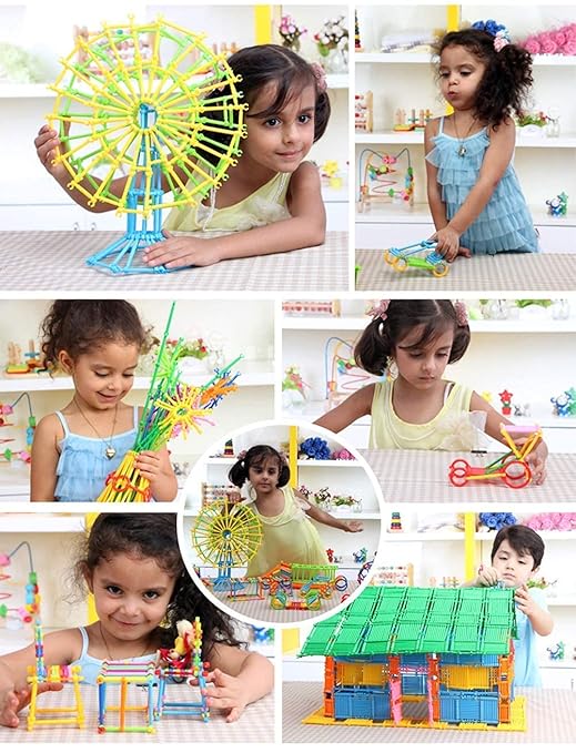 Creative Interlocking Kit Learning Toys Set for Kids - 100 Pcs