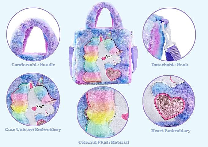 Unicorn sling bags for girls, Pink color Bag for Girls, Best Return Gift for Birthday