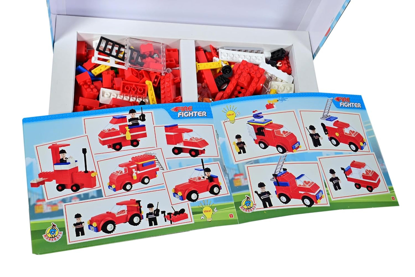 Role Play and Rescue Set Toys Fire Fighters Building Blocks (260 pcs)