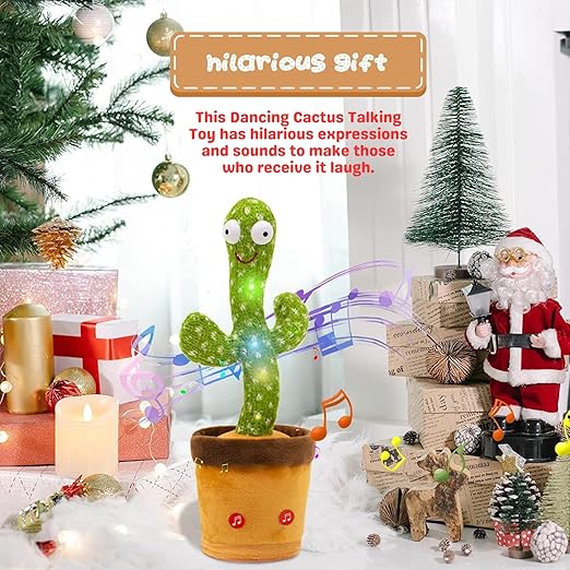 Dancing Cactus Toy, Cactus Musical Baby Toys|Toy for Home Decoration and Children Playing