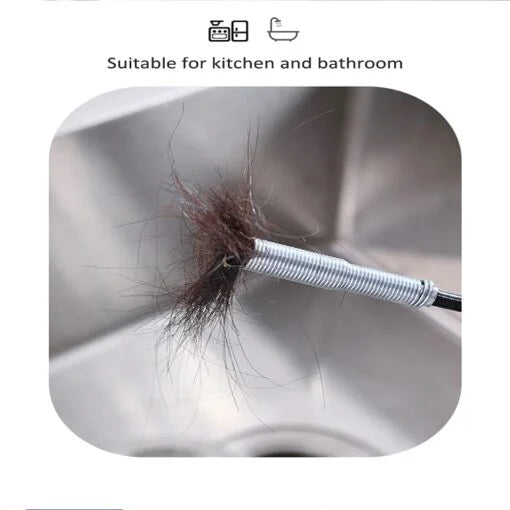 Drain Pipe Cleaning Stick Tool