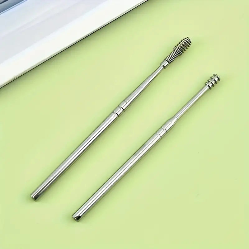6-in-1 Ear Wax Cleaner- Reusable Ear Cleaning Tools Leather Pouch