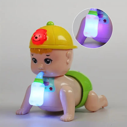 Cute Crawling Baby Toys with Flashing Lights and Sound