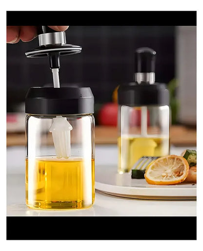 Silicone Brush and high Temperature Resistant Oil Bottle