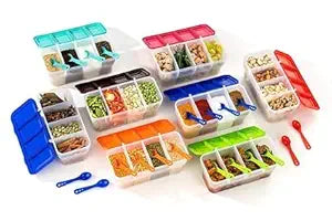 Food Container 4 in 1 Transparent - (2 Pc)