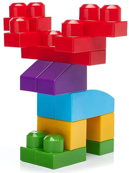 Large Building Blocks for Toddlers: 51-Piece Jumbo Construction Toy