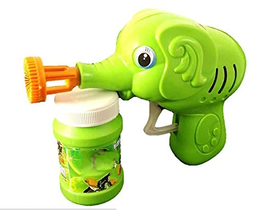 Hand-Pressing Bubble Gun Toy for Kids with Bubble Liquid for Kids, Children & Toddlers (Multi Color)