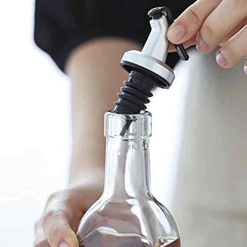 Oil Dispenser Transparent Plastic Oil Bottle 500ml (Pack Of 2),Collapsible Funnel-1 [Multicolour] | Total Item 3