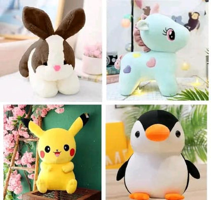 Soft Toys for Kids| Toys for Baby |Plush Toys for Kids | Birthday Gift - Combo of 4