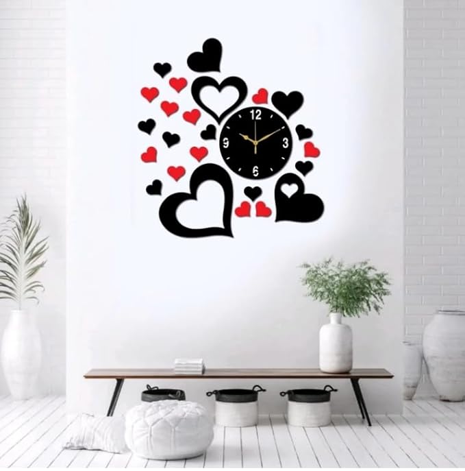 Heart Shaped Wall Clocks