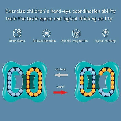 Intelligent Rotating Finger tip Top Toy | Puzzle | Stress Relief Rotation Cube