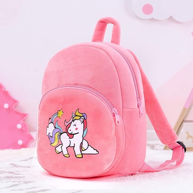 Kids Soft Cartoon Animal Travelling School Bag For 2 To 5 Years Baby/Boys/Girls Nursery