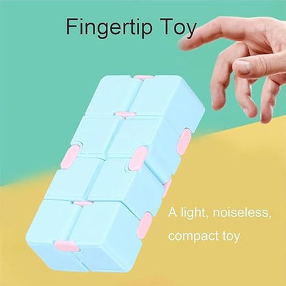 Infinity Cube Fidget Toy Stress Relieving Fidgeting Game for Kids and Adults