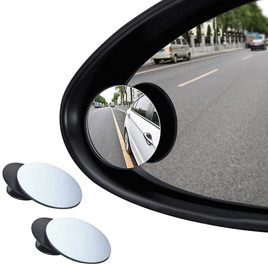 Pack of 2 | Blind Spot Mirror, Round Wide Angle Adjustable 360°