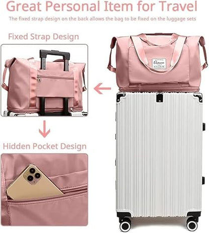 Folding Bag Travel Duffle Bag , Luggage Bag For Women , Shoulder Bag For Luggage Shopping Bag For Women