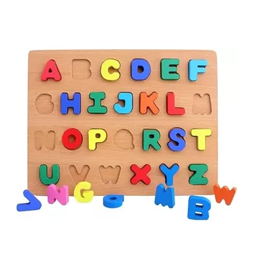 HANDMADE Alphabet Board,Fun and Education,Puzzle Board,Kids Learning Toy Activity