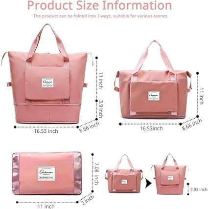 Folding Bag Travel Duffle Bag , Luggage Bag For Women , Shoulder Bag For Luggage Shopping Bag For Women