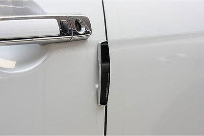 Black Car Door Guard Premium Quality Compatible with Any Car (Set of 4 Piece)