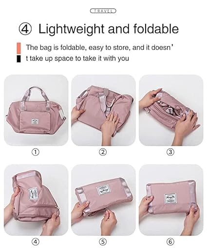 Folding Bag Travel Duffle Bag , Luggage Bag For Women , Shoulder Bag For Luggage Shopping Bag For Women