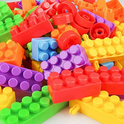 Big Sized Building Blocks for Kids with Wheel Blocks Game Toy Set