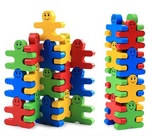 Education Building Stacking Balancing Game Toys - 18 Pcs