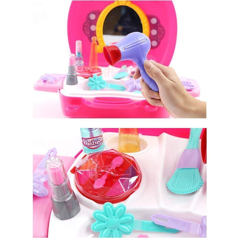 Beauty Makeup Pretend Play Set Fashion Suitcase