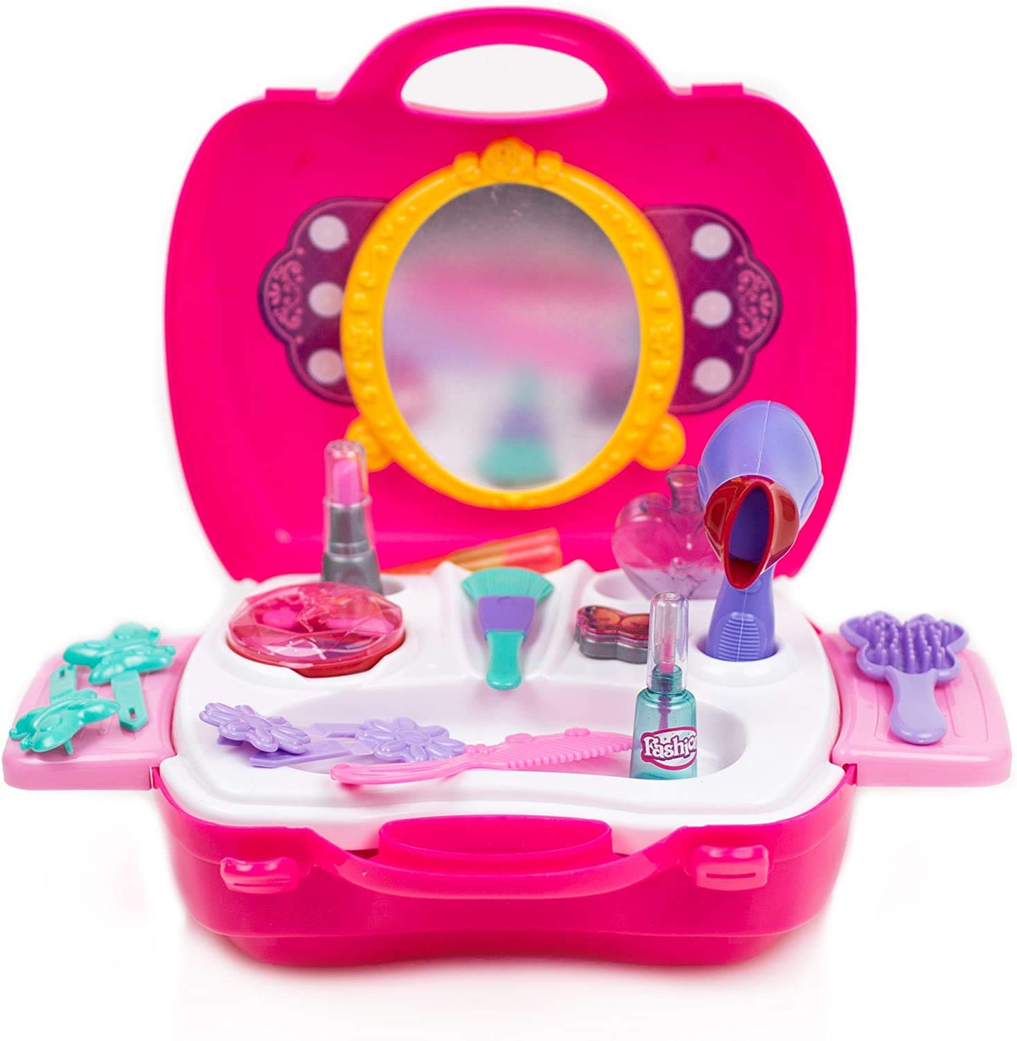 Beauty Makeup Pretend Play Set Fashion Suitcase