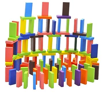 Wooden Dominos Building Block