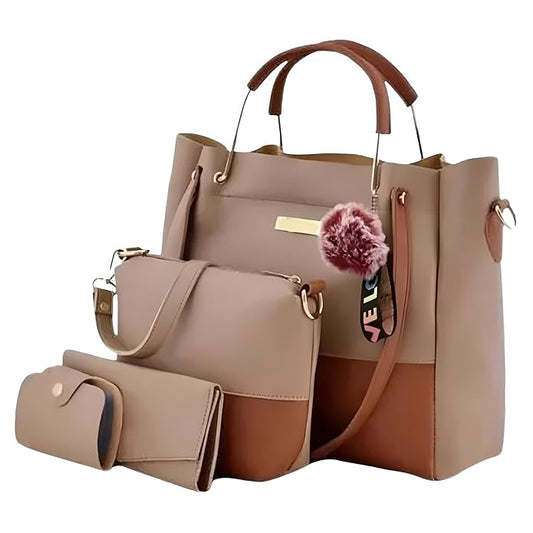 Leather Handbags for Women | Combo Set of 4