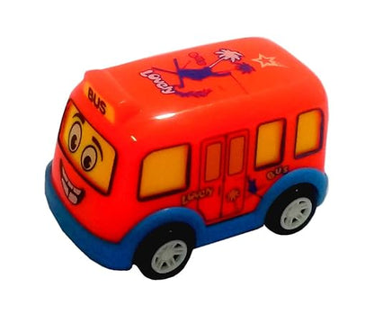 Automobile Unbreakable Pull Back Toy Vehicles | Set of 5 - Multicolor