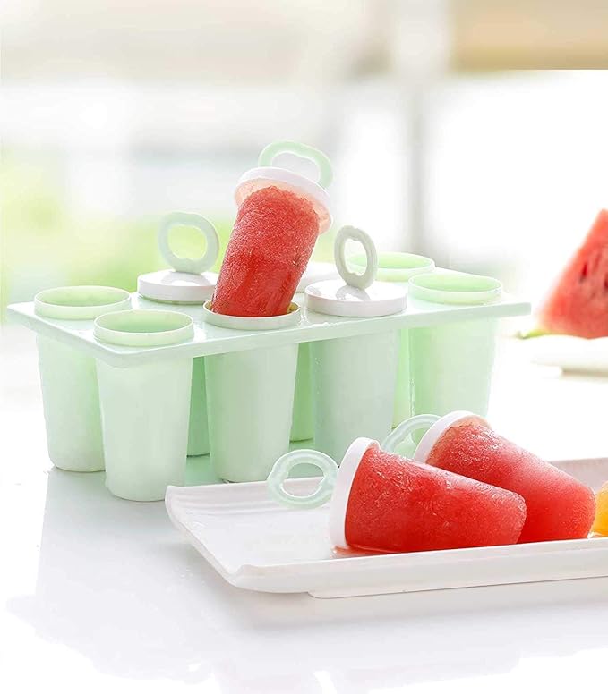 Ice Tray Candy Maker Kulfi Maker Moulds Set (Brown) Set of 1