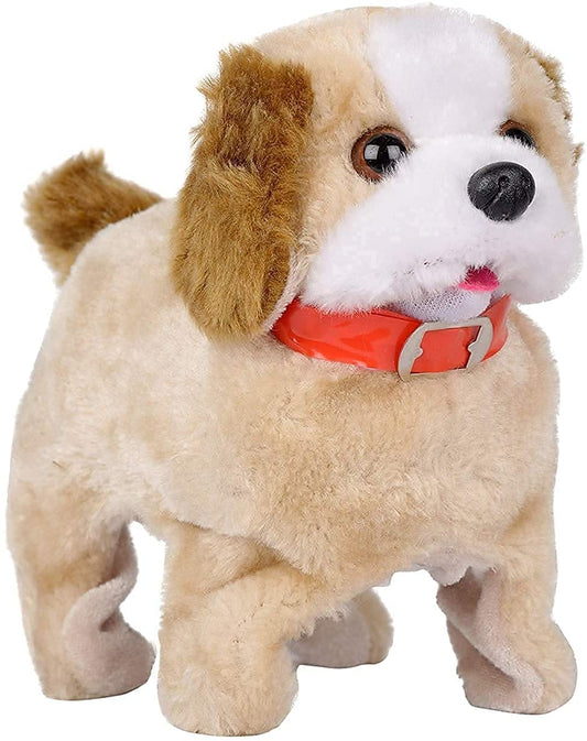 Jumping, Walking & Barking Dog Soft Toy – Battery Operated Jumping Dog